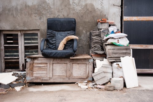 Modern furniture being disposed responsibly in Havering